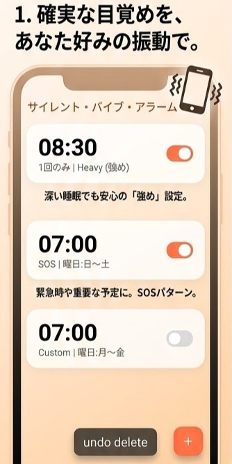Silent Vibe Alarm